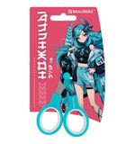 Ножницы 130 мм, мятные, с цветной печатью "Аниме", BRAUBERG ANIME, 238956