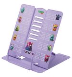 Подставка для книг и учебников большая BRAUBERG KIDS "Monsters" с таблицей умножения, регулируемый угол наклона, металлическая, 238964