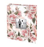 Фотоальбом BRAUBERG "Flowery love" на 200 фото 10х15 см, твердая обложка, окно под фото, 391424