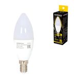 Лампа светодиодная SONNEN EXTRA, 10 (85) Вт, Е14, свеча, теплый белый, 30000 ч, LED C37-10W-2700-Е14, 457904