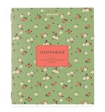 Тетрадь предметная "BLOSSOM" 48 л., рельефный картон, ГЕОГРАФИЯ, клетка, подсказки, BRAUBERG, 405594