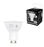 Лампа светодиодная SONNEN EXTRA, 12 (110) Вт, GU10, софит, нейтральный белый, 30000 ч, LED MR16-GU10-12W-4000, 457927