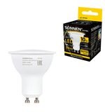 Лампа светодиодная SONNEN EXTRA, 10 (90) Вт, GU10, софит, теплый белый, 30000 ч, LED MR16-GU10-10W-2700, 457926
