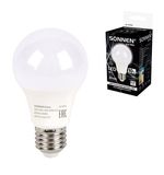 Лампа светодиодная SONNEN EXTRA, 10 (85) Вт, Е27, груша, нейтральный белый, 30000 ч, LED A60-10W-4000-Е27, 457892