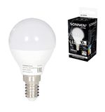 Лампа светодиодная SONNEN EXTRA,10 (85) Вт, E14, шар, нейтральный белый, 30000 ч, LED G45-10W-4000-Е14, 457910