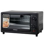 Мини-печь электрическая SONNEN EO-1001, 800 Вт, 10 л, таймер, нагрев до 230 °C, черная, 458308