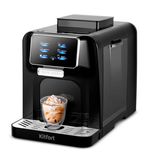 Кофемашина KITFORT КТ-7424, 1480 Вт, объем 1,5 л, для зерен 200 г, черная