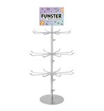 Стойка-вертушка настольная FUNSTER, 80х47 см, 24 крючка, 3 вращающихся ряда, 507857