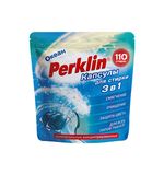 Капсулы для стирки белья, концентрат, GIGA PACK, 3 в 1 с кондиционером, ОКЕАН, 110 шт., PERKLIN (ПЕРКЛИН), 609784