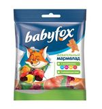 Мармелад жевательный в форме бегемотиков 70 г, BABYFOX, ВМ367