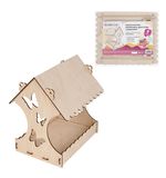 Конструктор-кормушка для птиц "Бабочки", сборная модель 24х21х18 см, фанера, BAMBOX (БАМБОКС), 666179