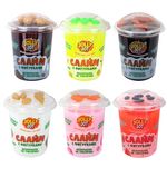 Слайм с фигурками, вкусняшки, 200 г, АССОРТИ 6 видов, JOLLY JOT (ДЖОЛЛИ ДЖОТ), 666668