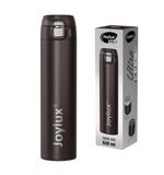 Термокружка 520 мл JOYLUX (ДЖОЙЛЮКС) ULTRA BROWN, нержавеющая сталь SUS304, коричневый матовый, 700279