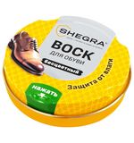 Воск для обуви из гладкой кожи БЕСЦВЕТНЫЙ, 50 мл, SHEGRA (ШЕГРА), 700776