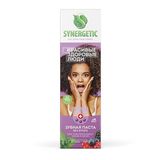 Зубная паста 100 г, SYNERGETIC "Для чувствительных зубов и десен", ягоды и мята, без фтора, 201001