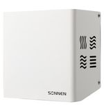 Сушилка для рук SONNEN HDR-1200W, 1200 Вт, производство РОССИЯ, антивандальная, 12 м/с, сталь, 701870