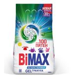 Стиральный порошок-автомат GEL гранула 2,4 кг, BIMAX "100 пятен", 2503-1АХ