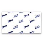 Полотенца бумажные 190 шт, PROtissue (H2) PREMIUM, 2-сл, белые, КОМПЛЕКТ 21 пач, 24х21,5,Z-слож,С443