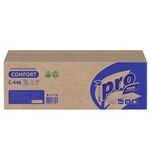Полотенца бумажные 200 шт, PROtissue (H2) PREMIUM, 1-сл, белые, КОМПЛЕКТ 28 пач,24х21,5, Z-слож,С446