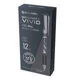 Ручка гелевая с грипом BRAUBERG "GRAPHITE VIVID", ЧЕРНАЯ, пишущий узел 0,5 мм, линия письма 0,35 мм, 144542
