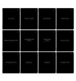 Тетради предметные, КОМПЛЕКТ 12 ПРЕДМЕТОВ 48л, пластиковая обложка, BRAUBERG "BLACK MODE", 405541