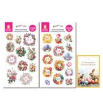 Переводные картинки для яиц, НАБОР 2 листа 20x11 см, "Светлый звон", открытка, ЗОЛОТАЯ СКАЗКА, 592653