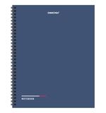Тетрадь А5, 96 л., ОФИСМАГ, гребень, клетка, обложка картон, СИНЯЯ, 405639