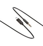 Переходник AUX, Jack 3,5 (M) - Type-C, 1 м, VIXION PRO VX-10c, черный, 02786, БП-00000931