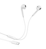 Наушники с микрофоном (гарнитура) VIXION PRO VS-20, проводные, 1,2 м, Type-C, белый, 06319, БП-00001068