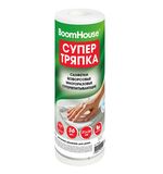 Салфетки БЕЗВОРСОВЫЕ 56 штук 21 х 28 см СУПЕРВПИТЫВАЮЩИЕ многоразовые ЦЕЛЛЮЛОЗНЫЕ, BoomHouse, 700988