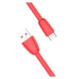 Кабель силиконовый USB-Type-C, 1 м, VIXION PRO VX-12c, для зарядки и передачи данных, красный, 03028, БП-00000962