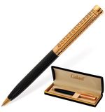 Ручка подарочная шариковая GALANT "Empire Gold", корпус черный с золотистым, золотистые детали, пишущий узел 0,7 мм, синяя, 140960