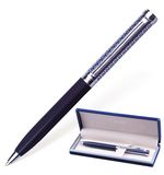 Ручка подарочная шариковая GALANT "Empire Blue", корпус синий с серебристым, хромированные детали, пишущий узел 0,7 мм, синяя, 140961