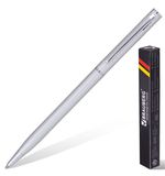Ручка бизнес-класса шариковая BRAUBERG "Delicate Silver", корпус серебристый, серебристые детали, 1 мм, синяя, 141401