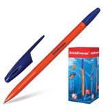 Ручка шариковая ERICH KRAUSE "R-301 Orange", корпус оранжевый, узел 0,7 мм, линия 0,35 мм, синяя, 43194