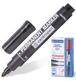 Маркер перманентный (нестираемый) CENTROPEN, круглый наконечник, 2,5 мм, черный, 8866/1,8566/4