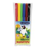 Фломастеры CENTROPEN, 6 цветов, "Пингвины", смываемые, вентилируемый колпачок, полибег, 7790/6