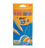 Карандаши цветные BIC "Tropicolors 2", 12 цветов, пластиковые, заточенные, европодвес, 8325666