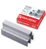 Скобы для степлера BRAUBERG, №23/17, 1000 штук, до 120 листов, 221164