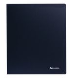 Папка на 4 кольцах BRAUBERG "Стандарт", 40 мм, черная, до 250 листов, 0,9 мм, 221620