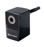 Точилка механическая BRAUBERG "BlackJack", металлический механизм, цвет чёрный, 222516