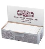 Мел белый KOH-I-NOOR (Чехия), набор 100 шт., квадратный, 11150200000