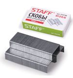 Скобы для степлера STAFF, №24/6, 1000 штук, Россия, 224798