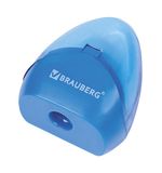 Точилка BRAUBERG BELL с контейнером, пластиковая, конусообразная, цвет корпуса ассорти, 226937