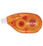 Корректирующая лента ОФИСМАГ, 5 мм х 8 м, корпус оранжевый, блистер, 226812