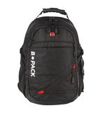 Рюкзак B-PACK "S-01" (БИ-ПАК) универсальный, с отделением для ноутбука, влагостойкий, черный, 47х32х20 см, 226947