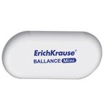 Резинка стирательная ERICH KRAUSE "Balance Mini", 40x28x12 мм, белая, картонный дисплей, 34638