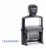 Нумератор металлический 10-разрядный, оттиск 47х5 мм, синий, TRODAT 55510, 75878