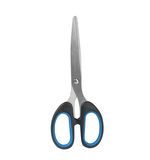 Ножницы BRAUBERG "Classic+", 160 мм, классической формы, резиновые вставки, черно-синие, 236447