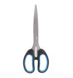 Ножницы BRAUBERG "Classic+", 185 мм, классической формы, резиновые вставки, черно-синие, 236448
